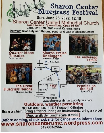 Sharon Center Bluegrass Festival 2022